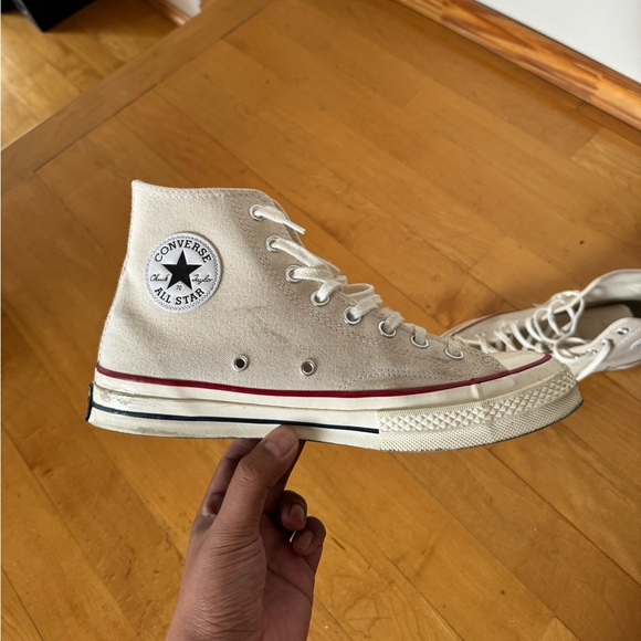 Converse chuck 70s size 9 cream/white - Picture 4 of 7